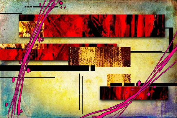 soyut renk tasarımı sanat illüstrasyonu