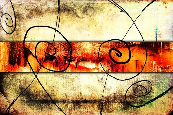 soyut renk tasarımı sanat illüstrasyonu