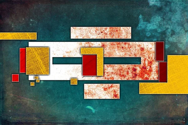 추상적 인 컬러 디자인 아트 일러스트 — 스톡 사진