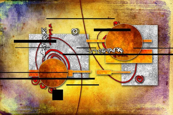 soyut renk tasarımı sanat illüstrasyonu