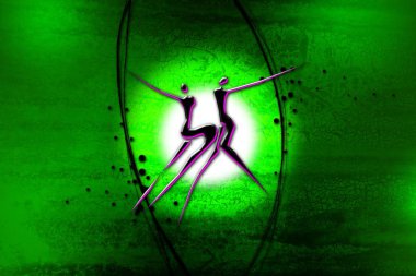 soyut renk tasarımı sanat illüstrasyonu