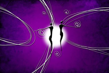 soyut renk tasarımı sanat illüstrasyonu