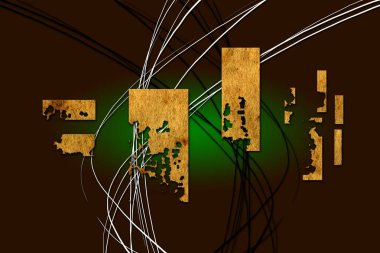 soyut renk tasarımı sanat illüstrasyonu