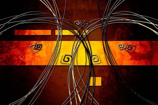 soyut renk tasarımı sanat illüstrasyonu