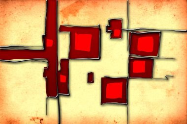 soyut renk tasarımı sanat illüstrasyonu