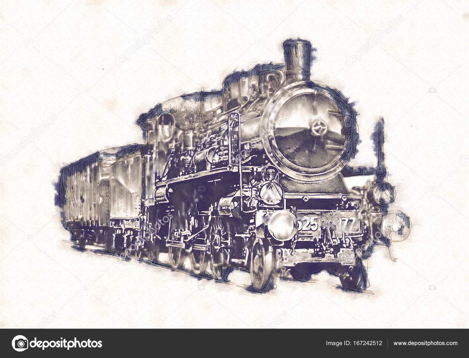 old model steam engine