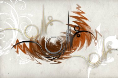 soyut renk tasarımı sanat illüstrasyonu