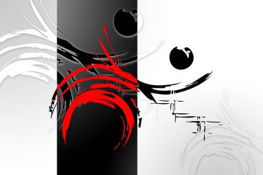 soyut renk tasarımı sanat illüstrasyonu