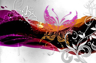 soyut renk tasarımı sanat illüstrasyonu