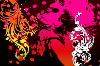 soyut renk tasarımı sanat illüstrasyonu