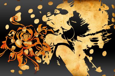 soyut renk tasarımı sanat illüstrasyonu