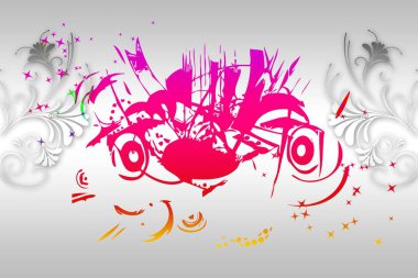 soyut renk tasarımı sanat illüstrasyonu