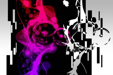 soyut renk tasarımı sanat illüstrasyonu