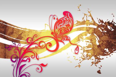 soyut renk tasarımı sanat illüstrasyonu