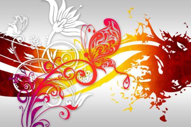 soyut renk tasarımı sanat illüstrasyonu