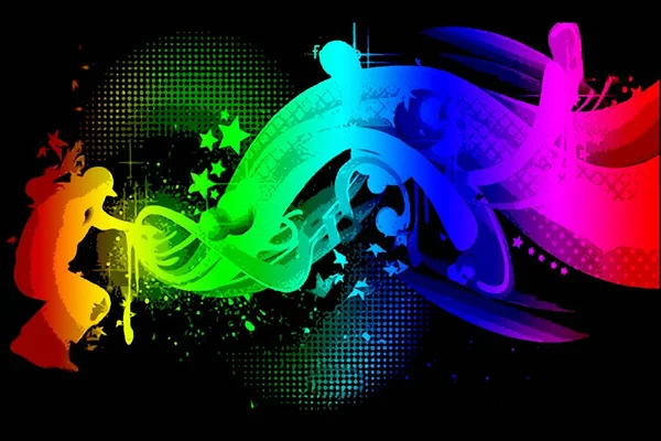 Abstract color design art illustration — Stock Photo, Image