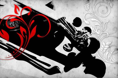 music abstract color design art illustration