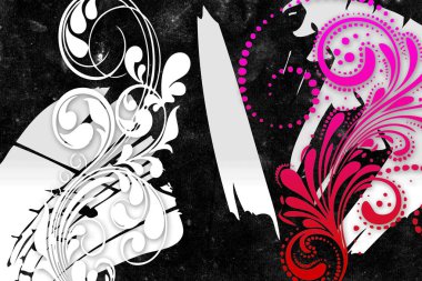 music abstract color design art illustration