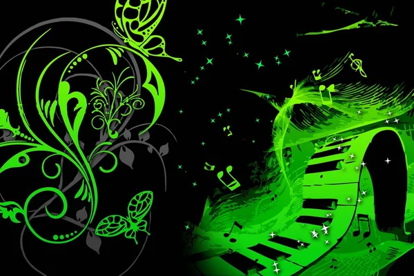 music abstract color design art illustration