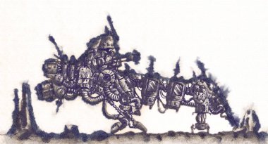 Uzay gemisi roket Doodle sanat illüstrasyon