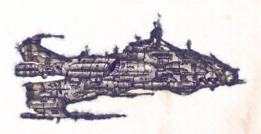 Uzay gemisi roket Doodle sanat illüstrasyon