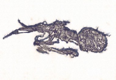 Uzay gemisi roket Doodle sanat illüstrasyon