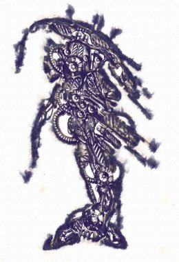 Antika bir cyborg - sanat illüstrasyon portresi