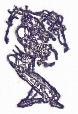 Antika bir cyborg - sanat illüstrasyon portresi