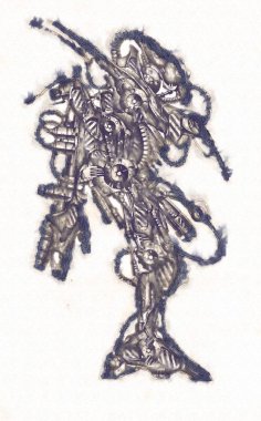 Antika bir cyborg - sanat illüstrasyon portresi