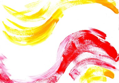 çok renkli akrilik boya doku soyut çizim