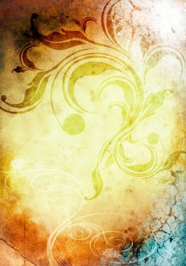 metin veya resim için alanı olan grunge arkaplanı