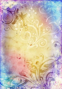 metin veya resim için alanı olan grunge arkaplanı