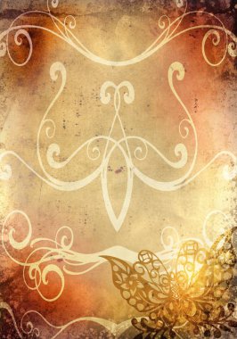 metin veya resim için alanı olan grunge arkaplanı