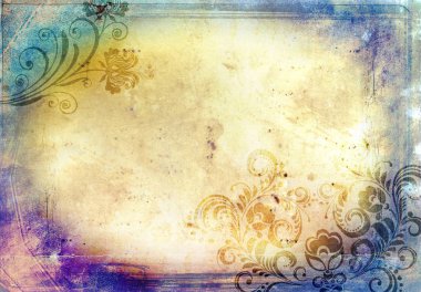 metin veya resim için alanı olan grunge arkaplanı