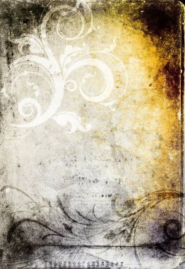 metin veya resim için alanı olan grunge arkaplanı