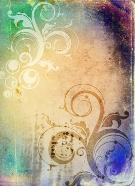 metin veya resim için alanı olan grunge arkaplanı