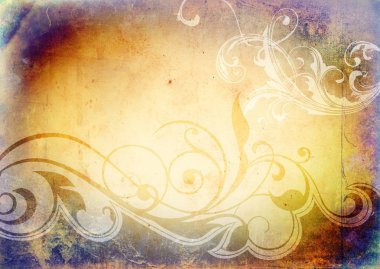 metin veya resim için alanı olan grunge arkaplanı