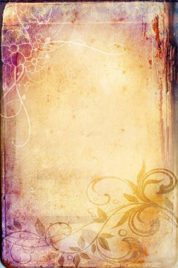 metin veya resim için alanı olan grunge arkaplanı