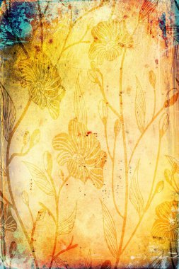 metin veya resim için alanı olan grunge arkaplanı