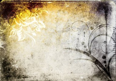 metin veya resim için alanı olan grunge arkaplanı