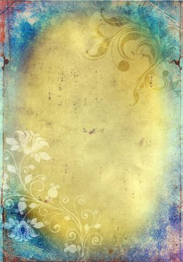 metin veya resim için alanı olan grunge arkaplanı