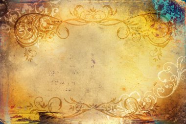 metin veya resim için alanı olan grunge arkaplanı