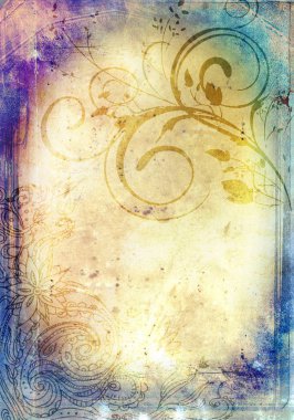 metin veya resim için alanı olan grunge arkaplanı