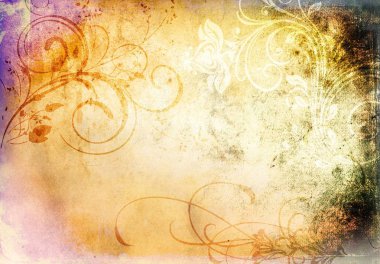 metin veya resim için alanı olan grunge arkaplanı