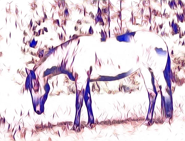 serbest el at Sanat illüstrasyon boya