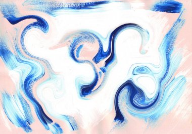 çok renkli akrilik boya doku soyut çizim