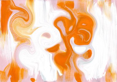 çok renkli akrilik boya doku soyut çizim