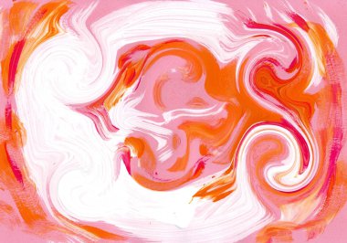 çok renkli akrilik boya doku soyut çizim