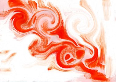 çok renkli akrilik boya doku soyut çizim