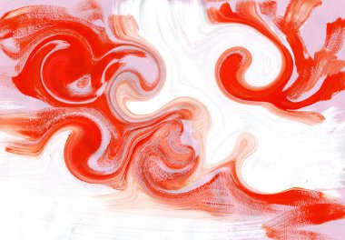 çok renkli akrilik boya doku soyut çizim